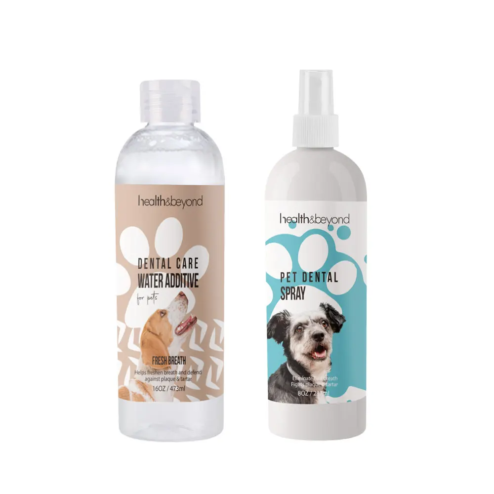 OEM/ODM 8OZ pet teeth cleaning spray  anti-bad breath tooth stone cat mouth cleaning spray