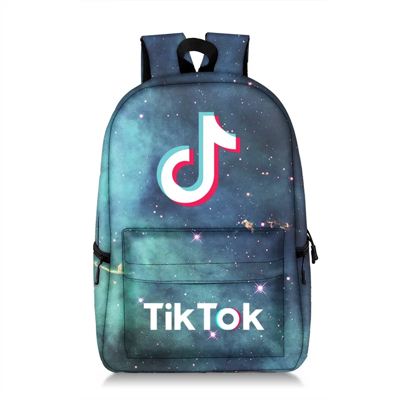 Водонепроницаемый рюкзак Tik Tok с принтом звезд вместительная школьная