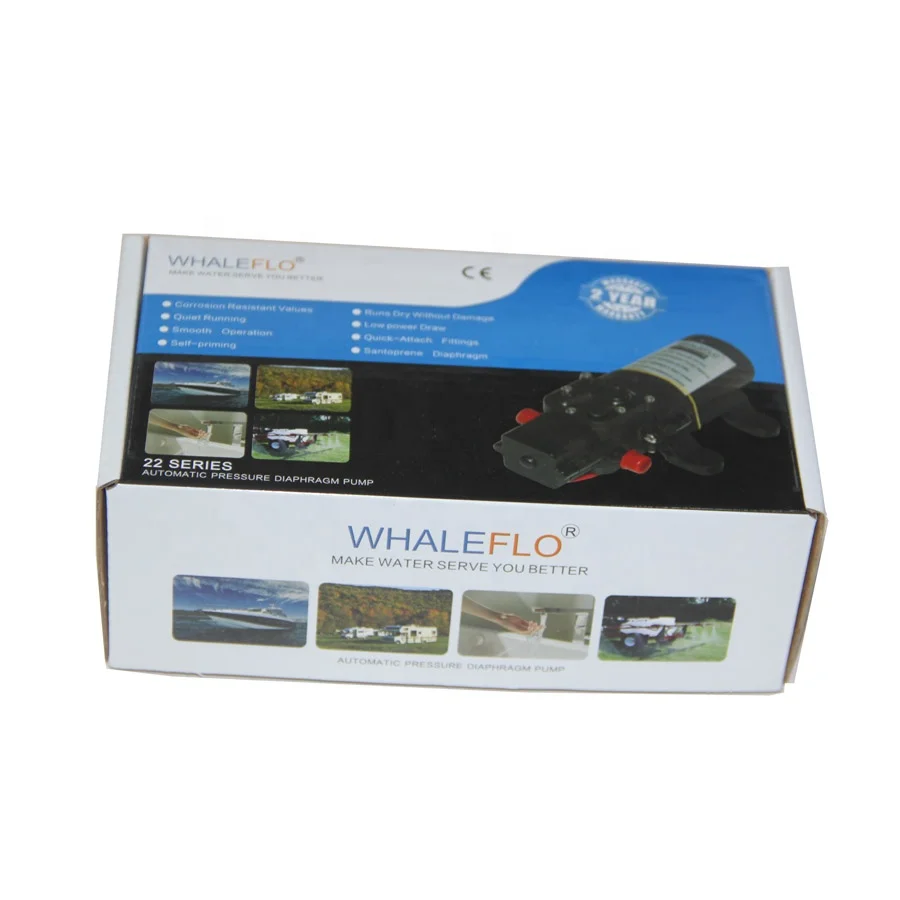 Whaleflo upgrade  FLO-2202 4.3LPM 35psi RV self priming marine car washer electric diaphragm pumps mini 12v dc water pump