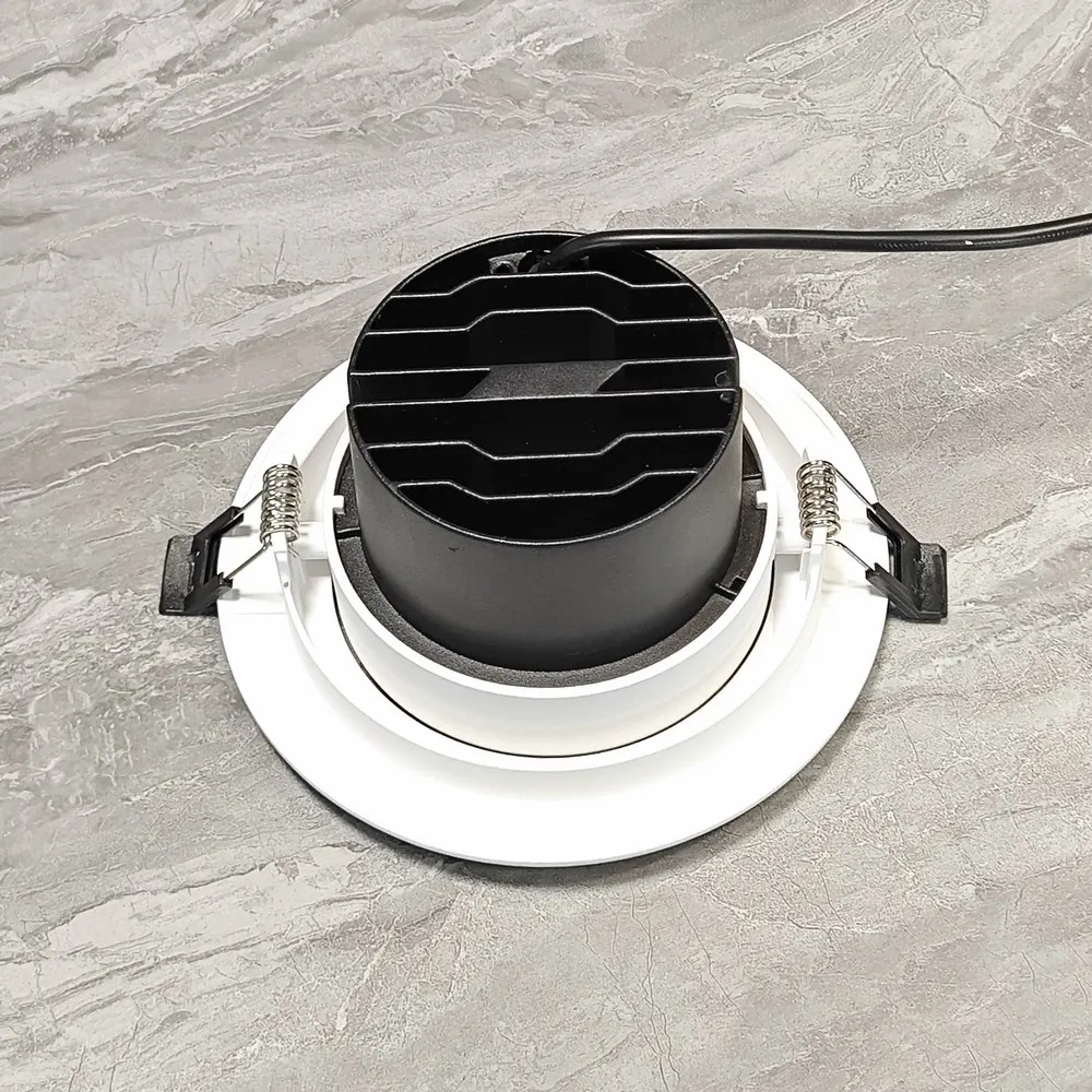 Ceiling Embedded Round Recessed Honey Light Led Downlight 9W 12W Ceiling Lamp Spot Light for Home Lighting