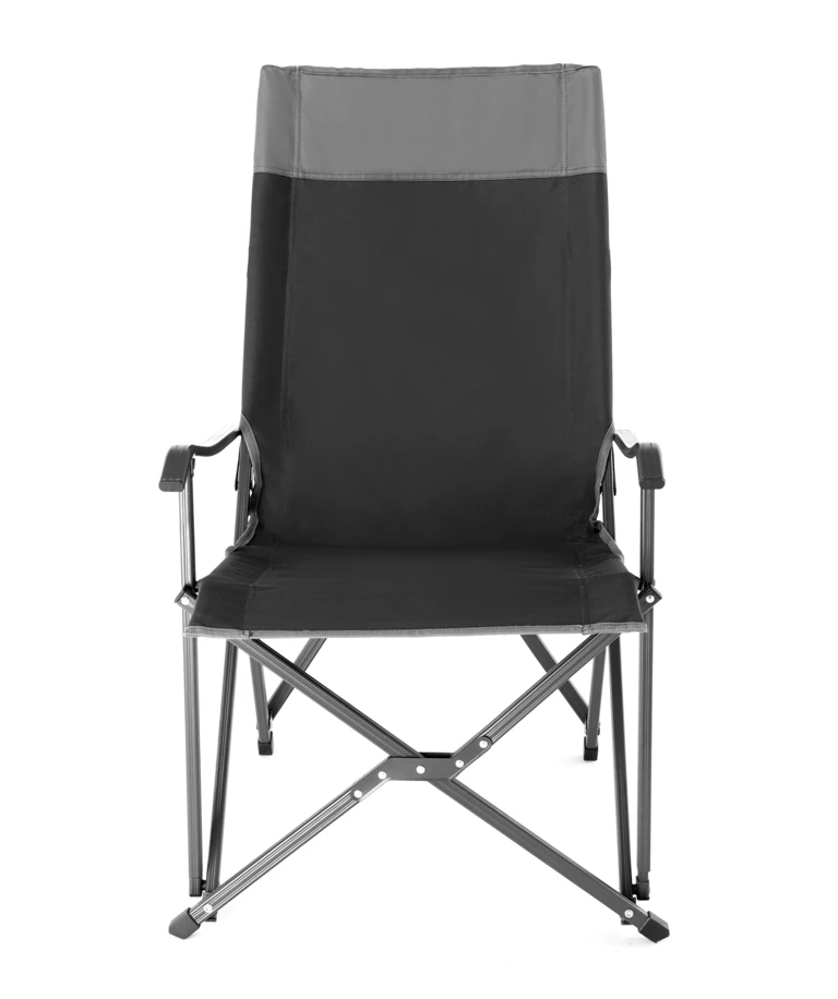 deluxe aluminum frame hard armrest folding chair compact foldable with easy carry bag