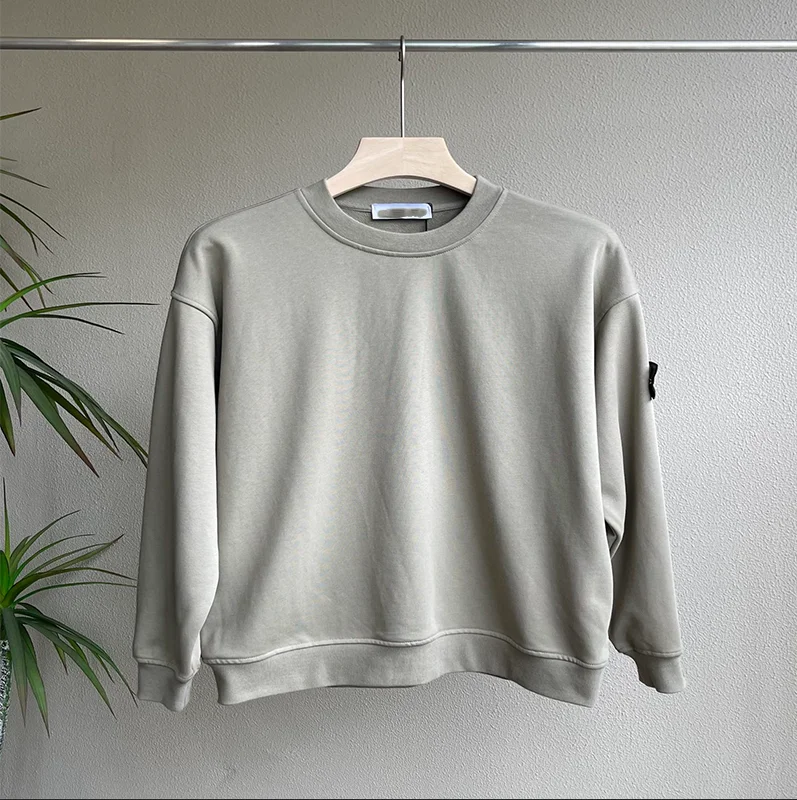 New Spring and Summer 7 Colors Basic Classic Round Neck Terry Sweatshirt