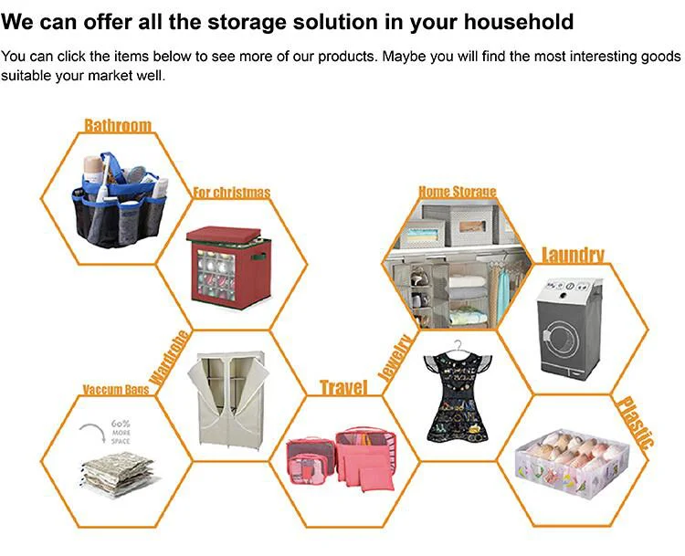 Wholesale New Design High Quality Fabric Multifunctional Hanging Storage Organizer for Home Organization