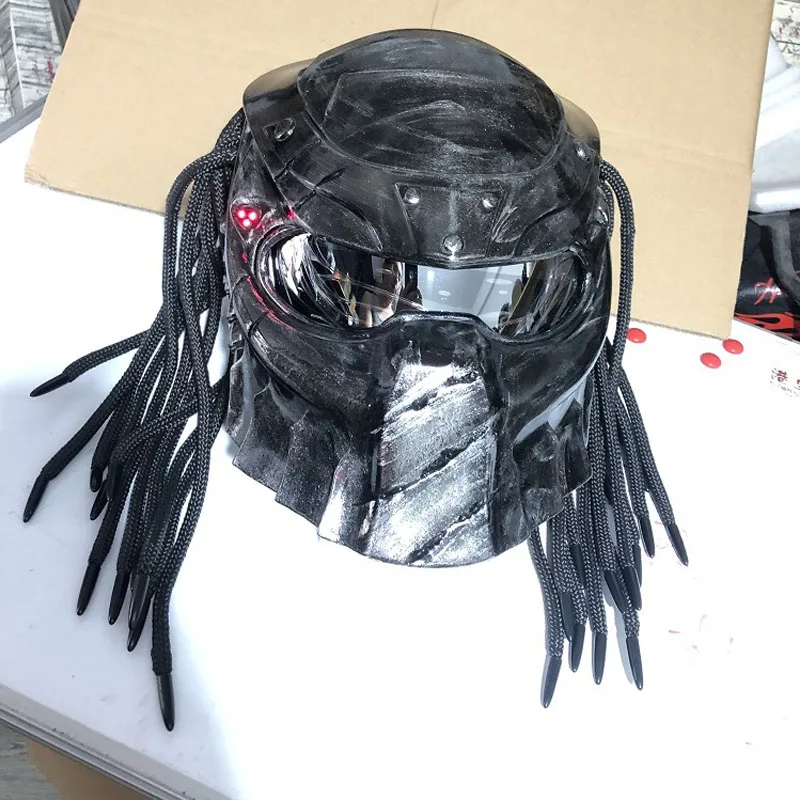 SLKE Available ABS Full Face Predator Helmets Motorbike Motorcycle Motor Monster Halloween Aline Helmet