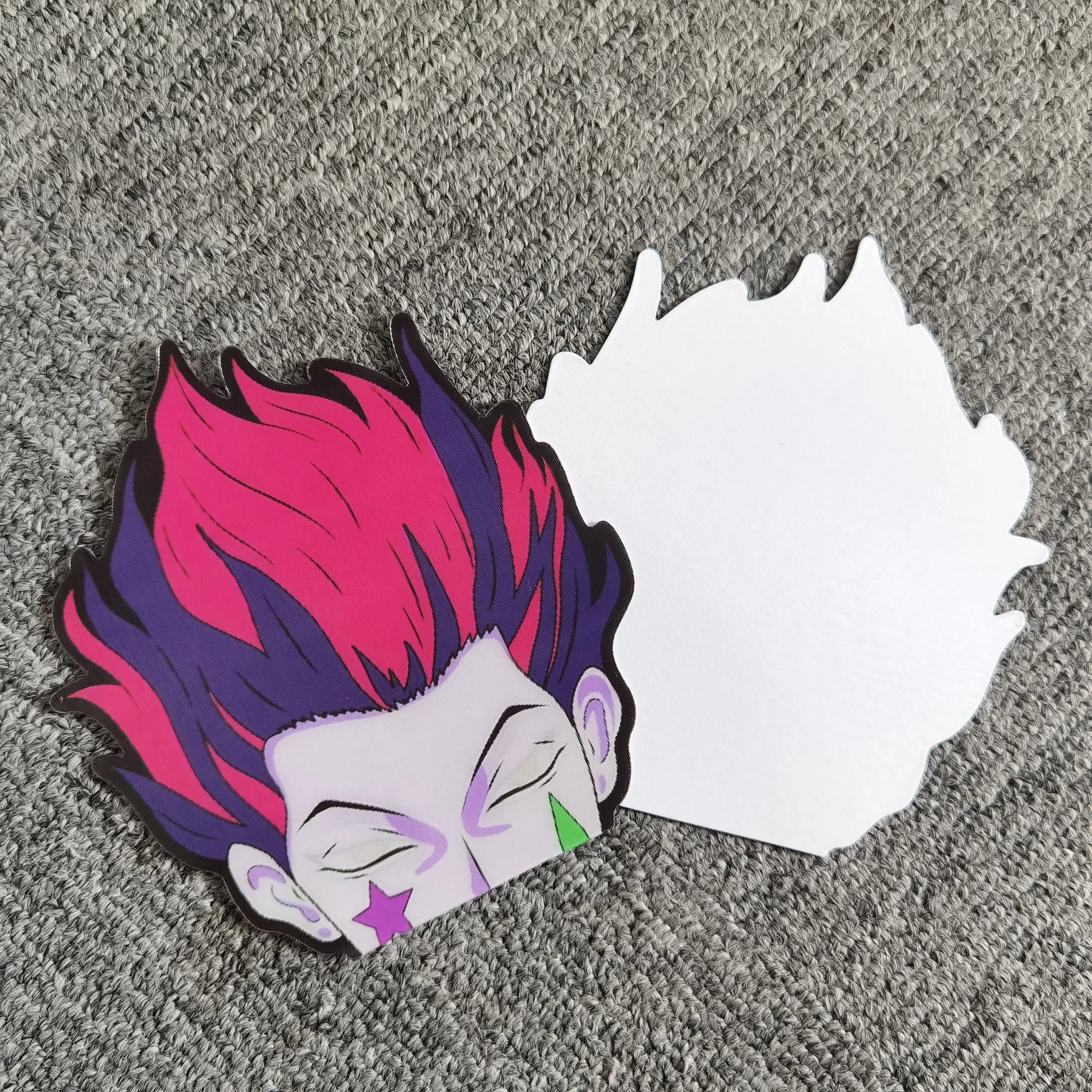 Custom PET Lenticular 3D Sticker Anime motion Stickers of anime