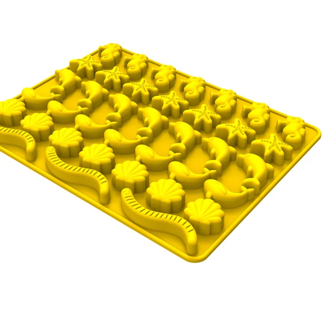 48 Cavity Dinosaur Silicone Gummy Chocolate Baking Mold Bomb Chocolate Molds Candy