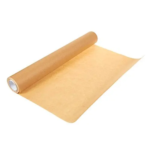 40gsm unbleached brown пергаментная бумага для выпечки и приготовления пищи