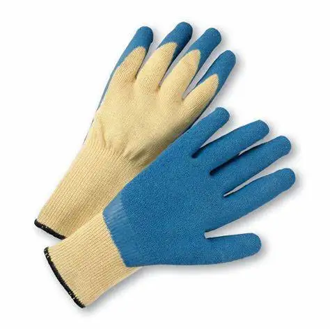 Cheap Wholesale Polyester Cotton Coated Latex China Safety Working Gloves