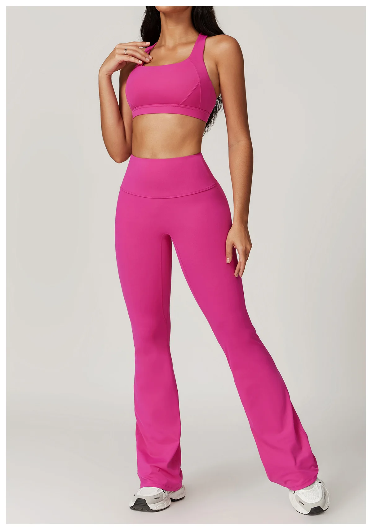 Yoke  Seamless Active wear 4 Piece Plus Size  Breathable Yoga Set Women Workout Gym Fitness Sets With Zipper Yoga Set