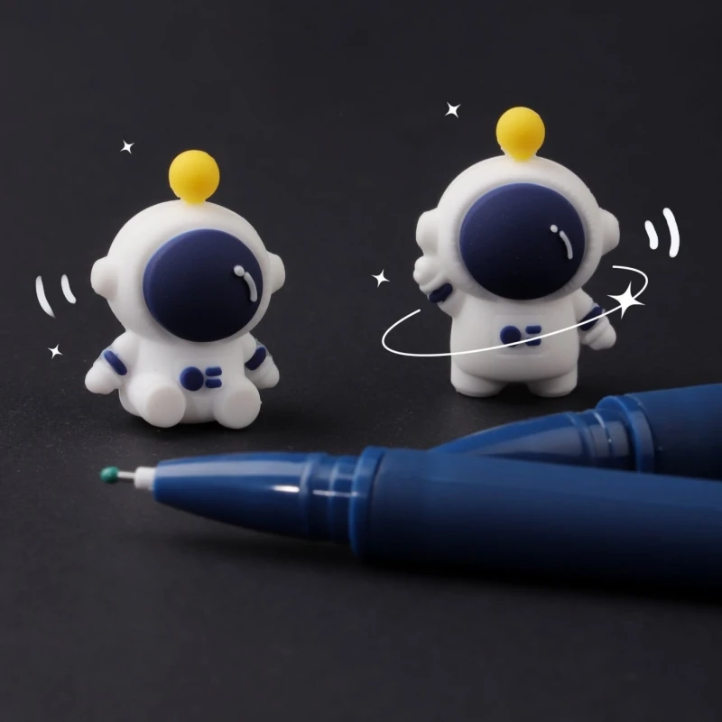 Cute Space Travel Astronaut ShakingGreen PVC Gel Pens Neutral pen Rollerball pen 0.5mm
