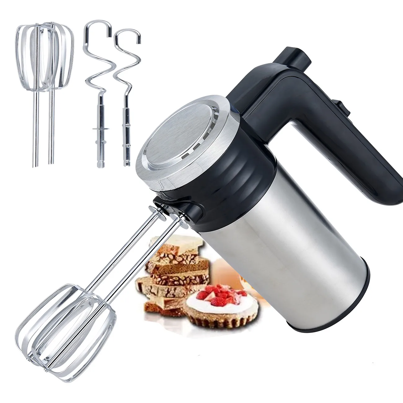 110v 220V pastry mixers LFGB CE CB ROHS ETL electric baking mixer 100w 200w 300w 350W egg beater electric mixer