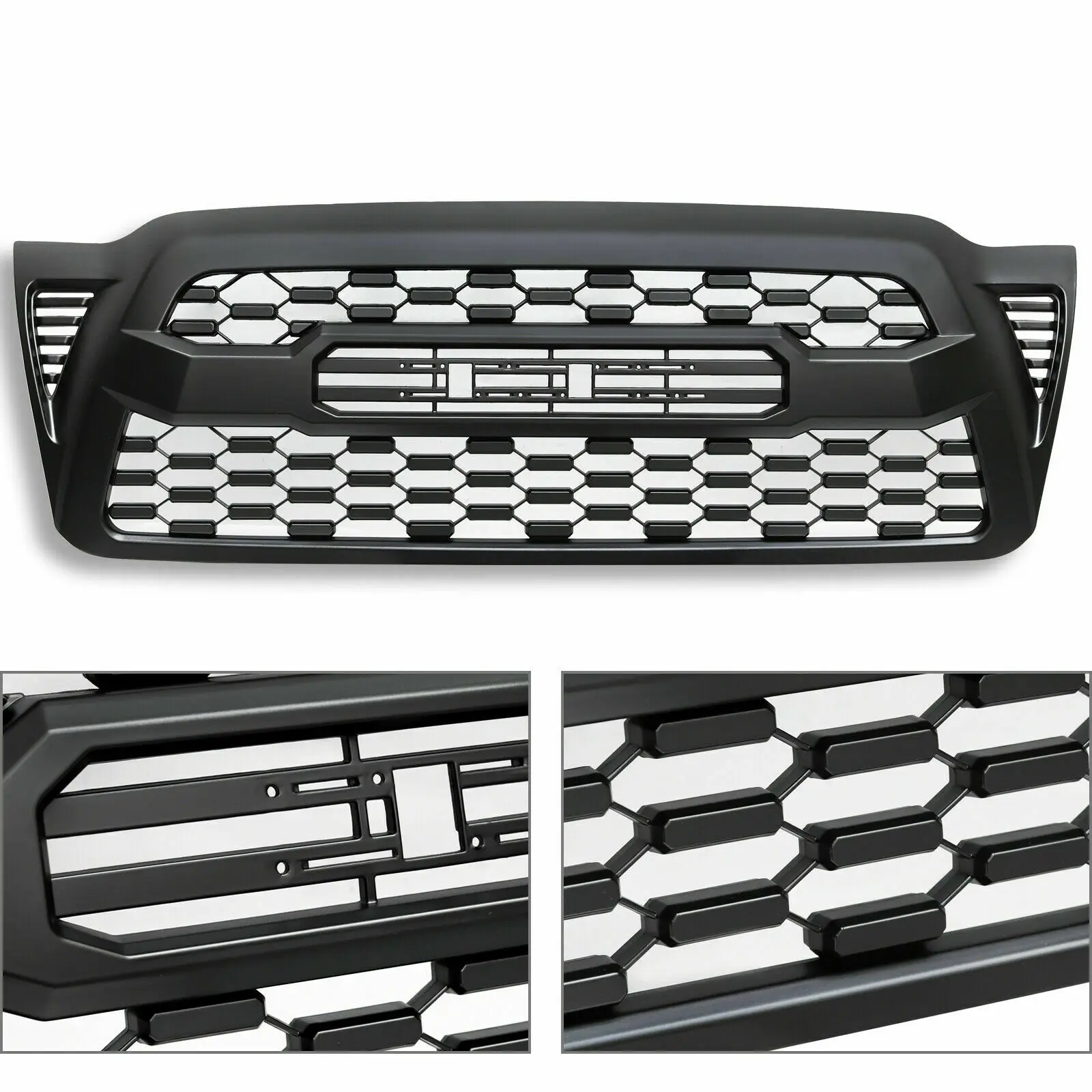 2005-2011 accessories 4x4 offroad body kit parts TRD front bumper grille with light for toyota tacoma