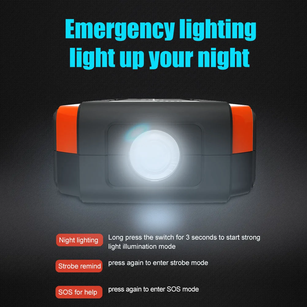 12V high power automotive emergency start power supply  2000A Peak Car Jump Starter  with wireless charging