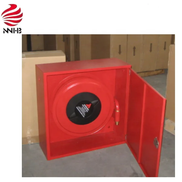 Double Door Firefighting Equipment Cabinet with Fire-Resistant Box Cheap Hose Reel Storage Solution