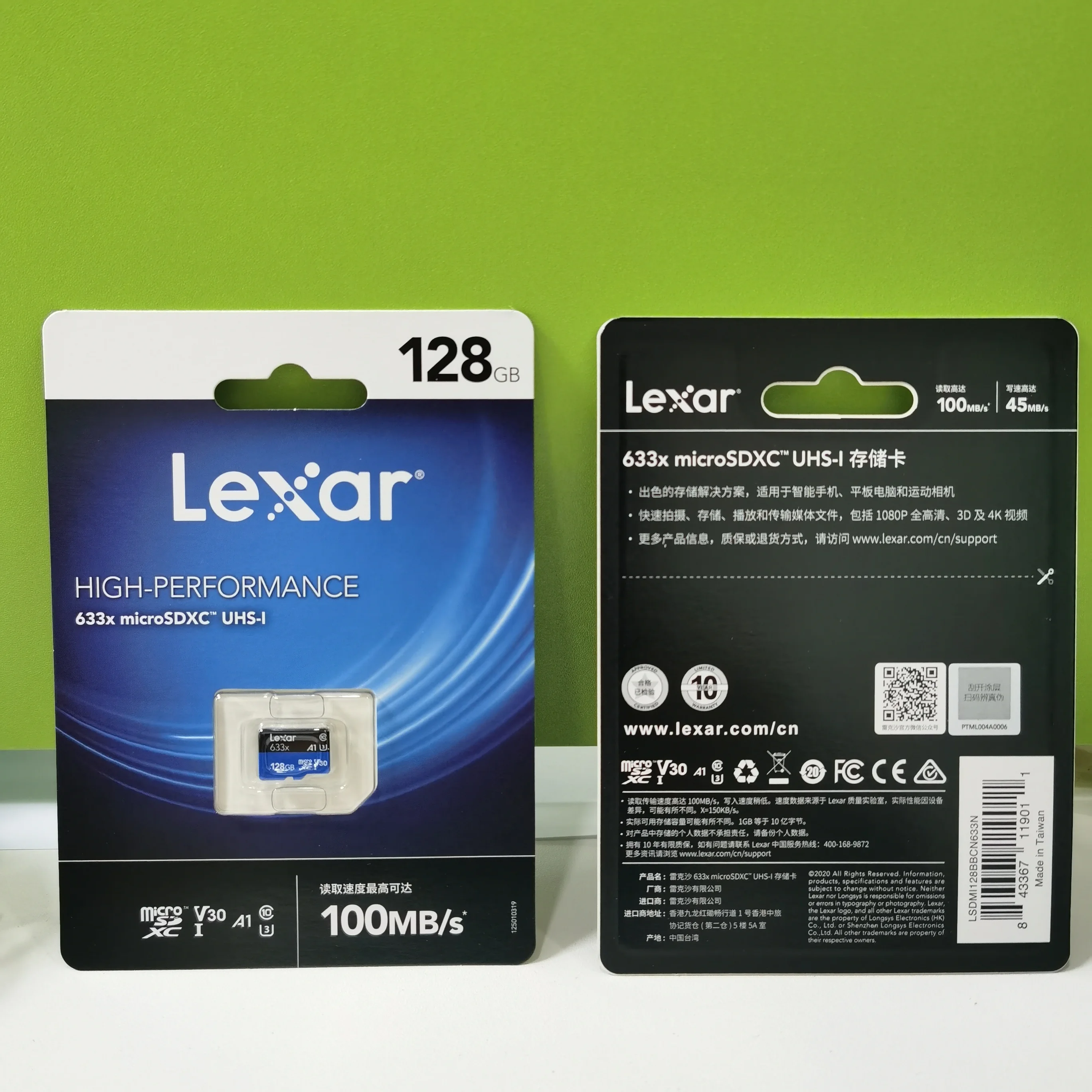 Горячая Распродажа карта памяти Lexar 633X 32 Гб 128 ГБ 256 512 64 Micro SD до 95 м/с C10 U3 U1 для