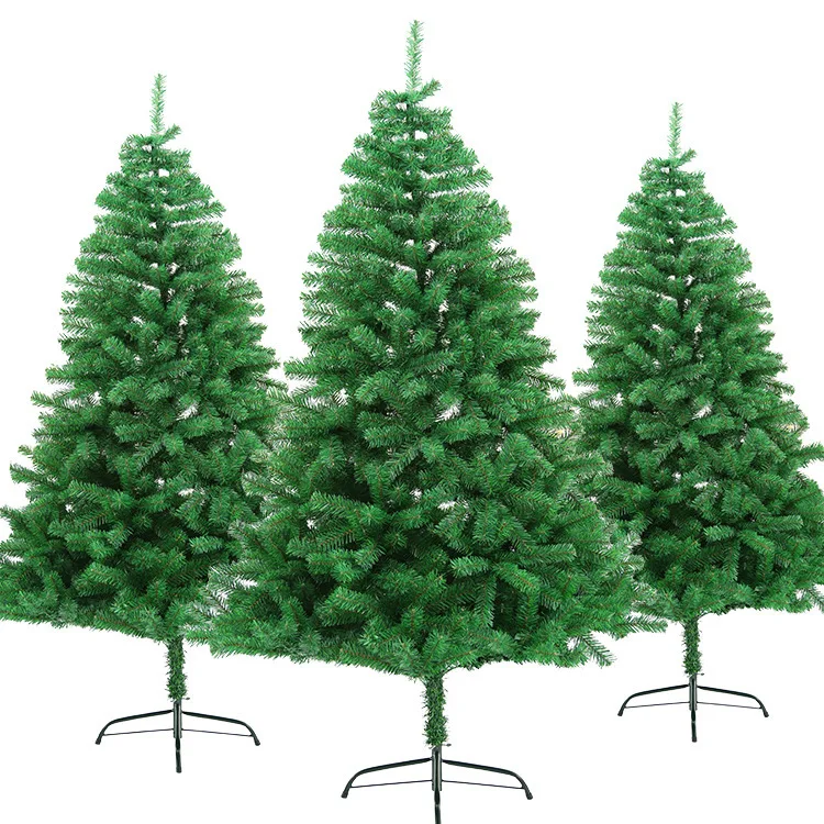 Wholesale 90cm/90T Yiwu plastic cheap PVC artificial christmas tree