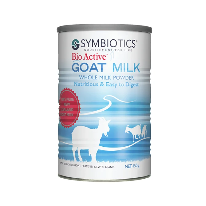 High Quality Suppliers Cheap Bio Active 450g Can 100% Tasty New Zealand Pure Full Cream Goat Powdered Milk