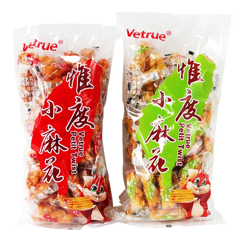 330g small fried dough twist traditional wholesale snacks crispy snack twist snack