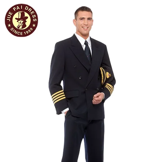 Delicate design tailoring airline uniforms pilot jacket suit pilot uniform for sale