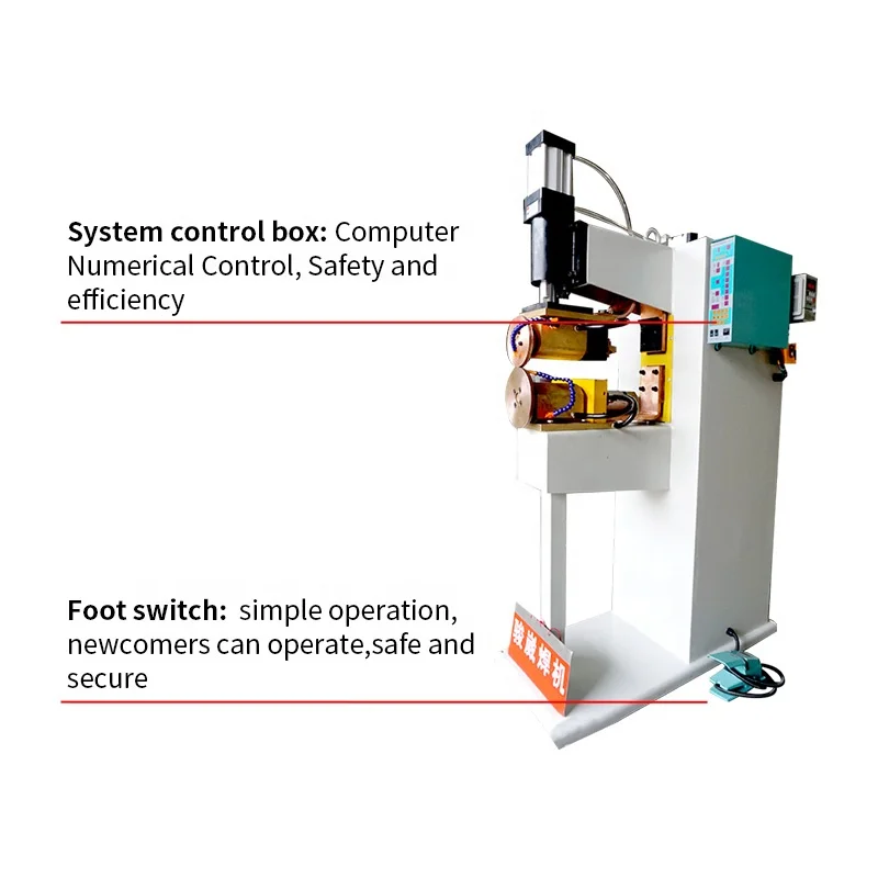 FN-160KVA CNC Internal Rhombus net Stainless Steel Mesh Rolling Seam Welder Welding Machine, Wheel Welder for Steel Mesh