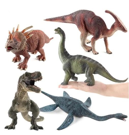 Kids Dinosaur Toys Jurassic Dinosaur Model Tyrannosaurus Dino Egg Solid Hard Plastic Dinosaurs Educational Toys for Children