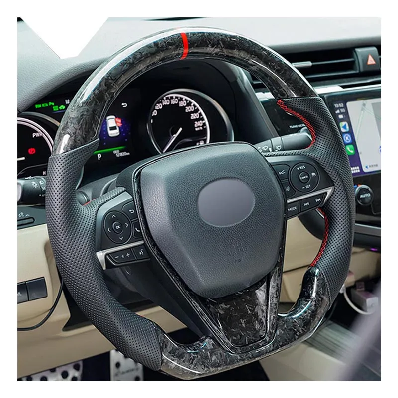 LED Carbon Fiber Steering Wheels For Toyota A90 GR Supra Steering Wheel