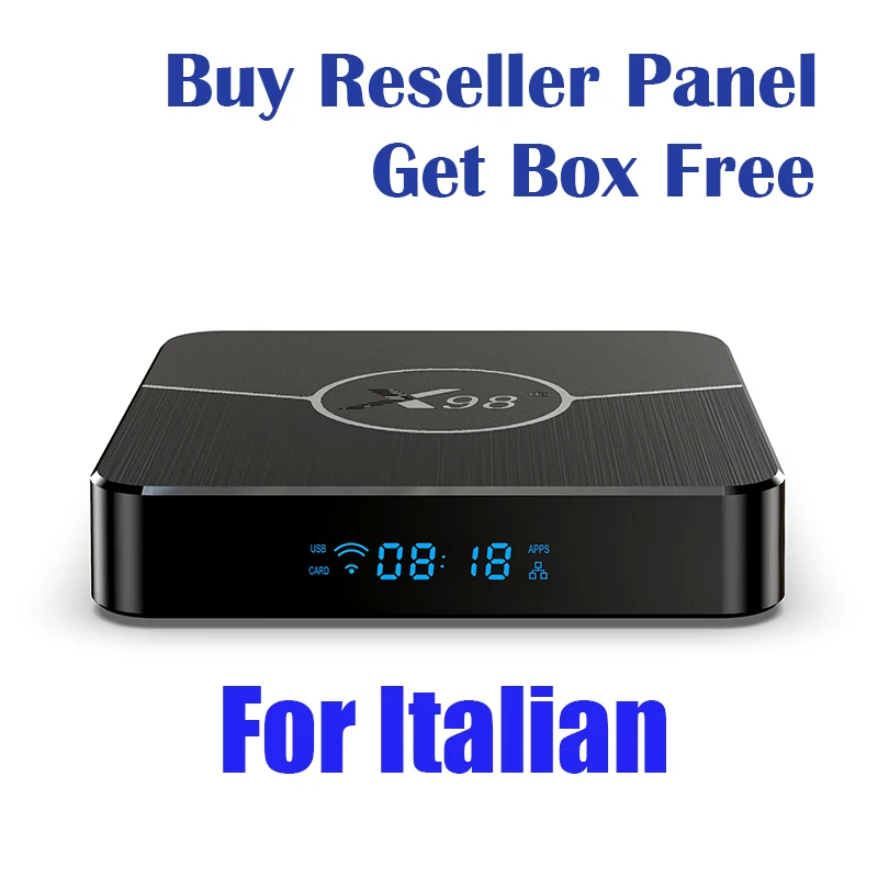 Professional Best Italy Local IPTV Italian m3u Xtream Smart TV italia Reseller Panel with Reseller Panel Free Shipping