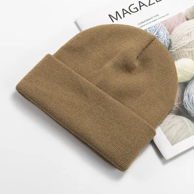 Fashion Loser Beanies Custom Made Knitted Unisex Winter Warm Beanie Hat Ski cold Soft Fisherman Beanie