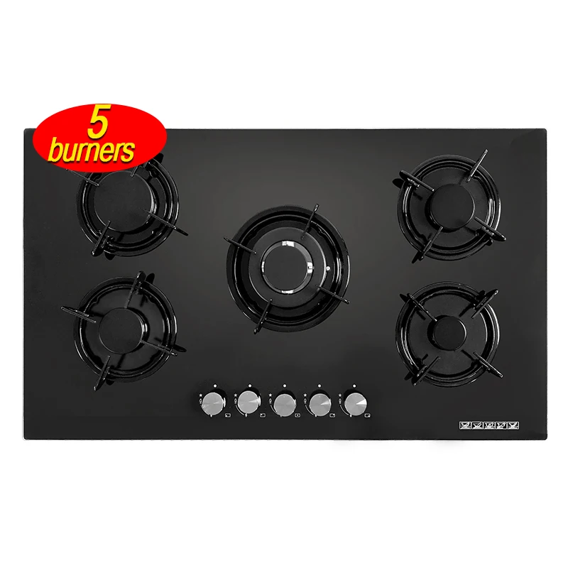Cost-effective Kitchen Appliances Suitable Gas Cooktop Exquisite Workmanship Household Cooker Gas Stove With 5 burners