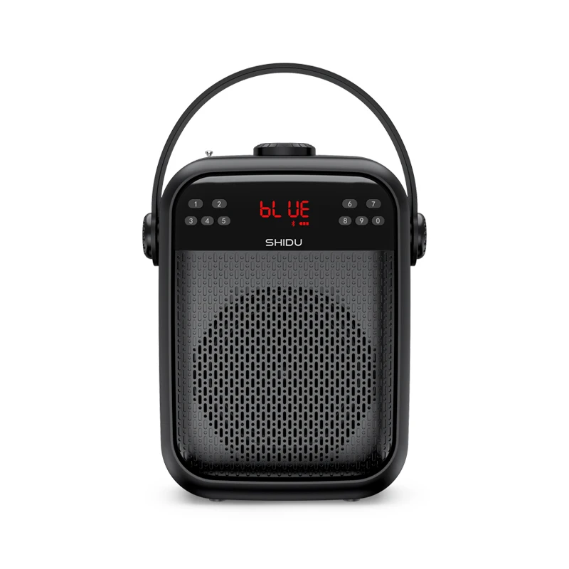 SHIDU Big Power 25W Home Portable Karaoke Speaker FM Radio Portable Subwoof Festival Speaker