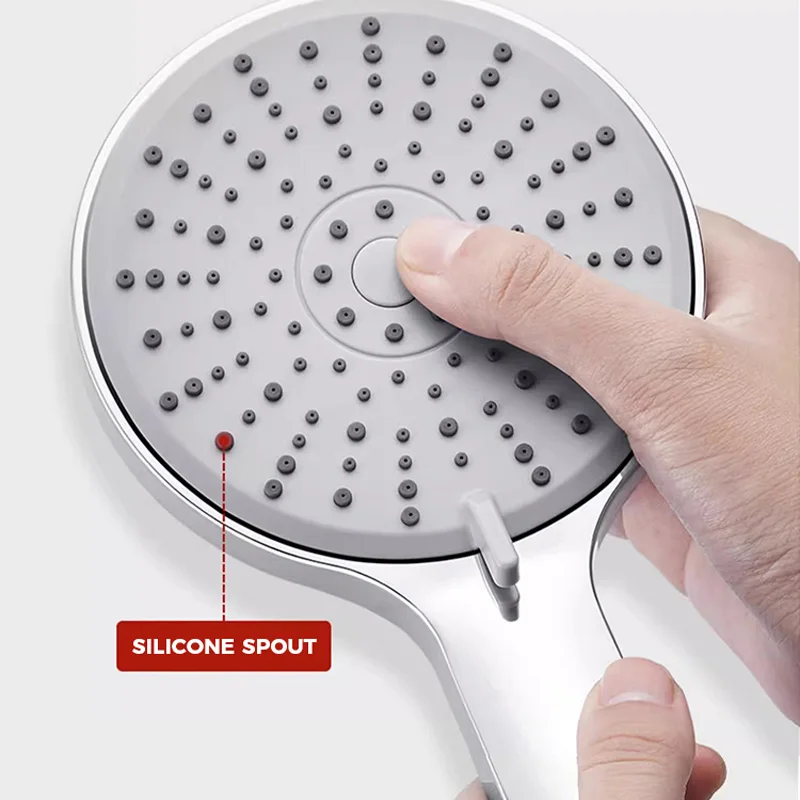 GEE-N Real Price 5 Settings Adjustable Chrome Abs Plastic Toilet Big Panel Barber Shop Hand Shower Head