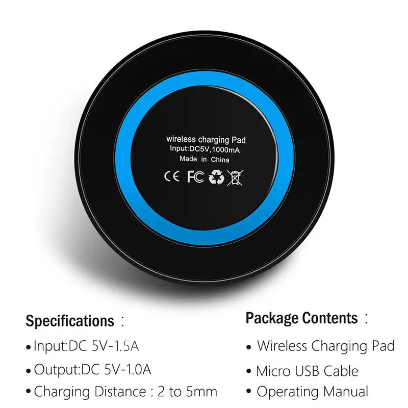 
mutifunctional unlta slim universal fast charging wireless charger for mobile phones 