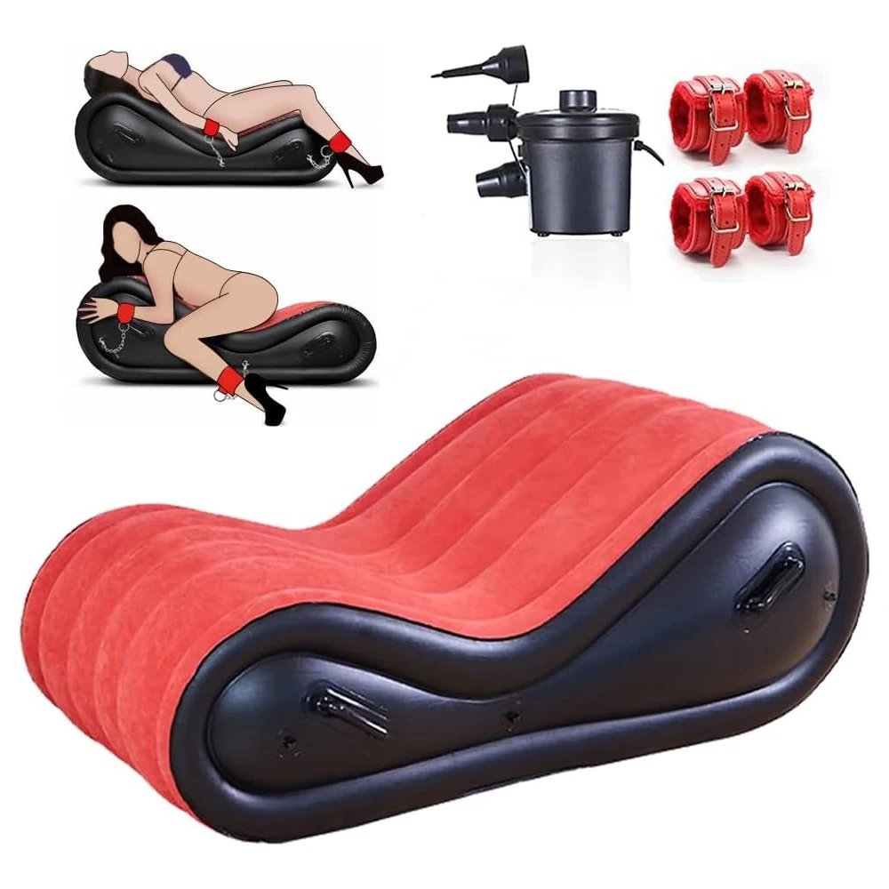 Couples BDSM Sex Furniture xxl video Hindi Inflatable Bondage Sofa Folding Bed Sex Chair