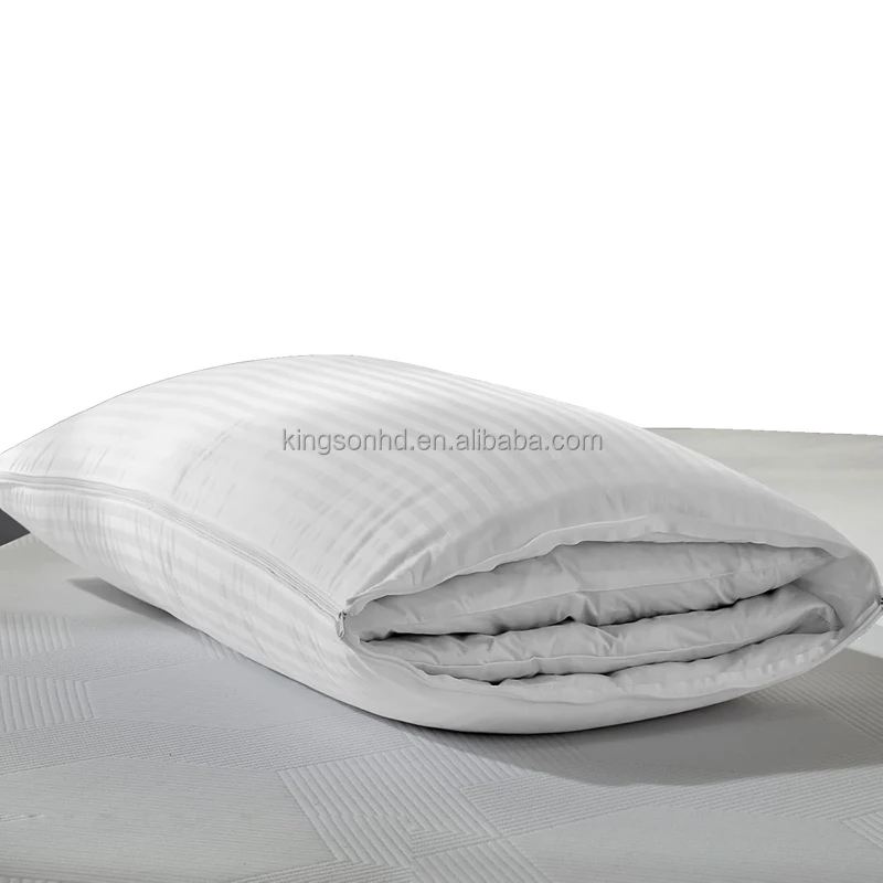 Goose Feathers Down Pillow for Sleeping Soft-Medium-Firm Adjustable Insert Bed Pillow