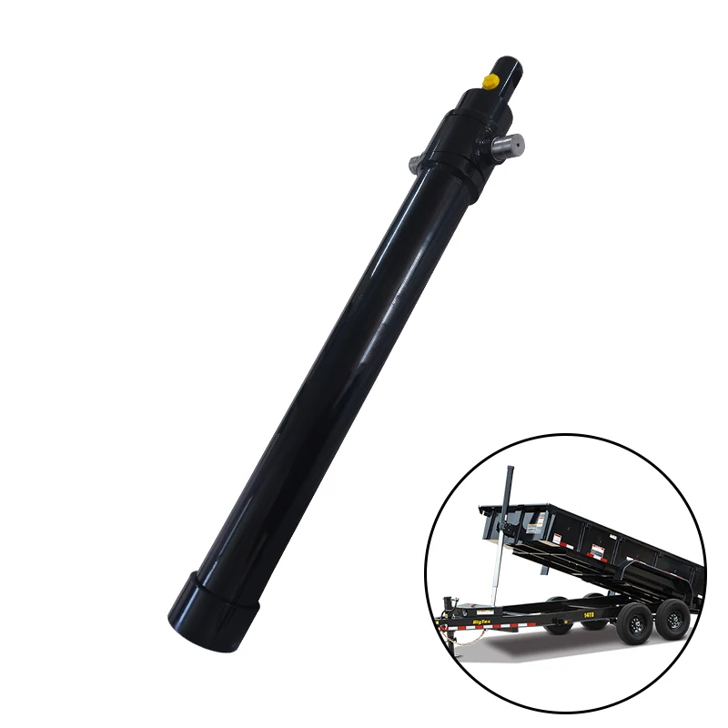 dump truck telescopic hydraulic cylinder lift kit for tipper trailer