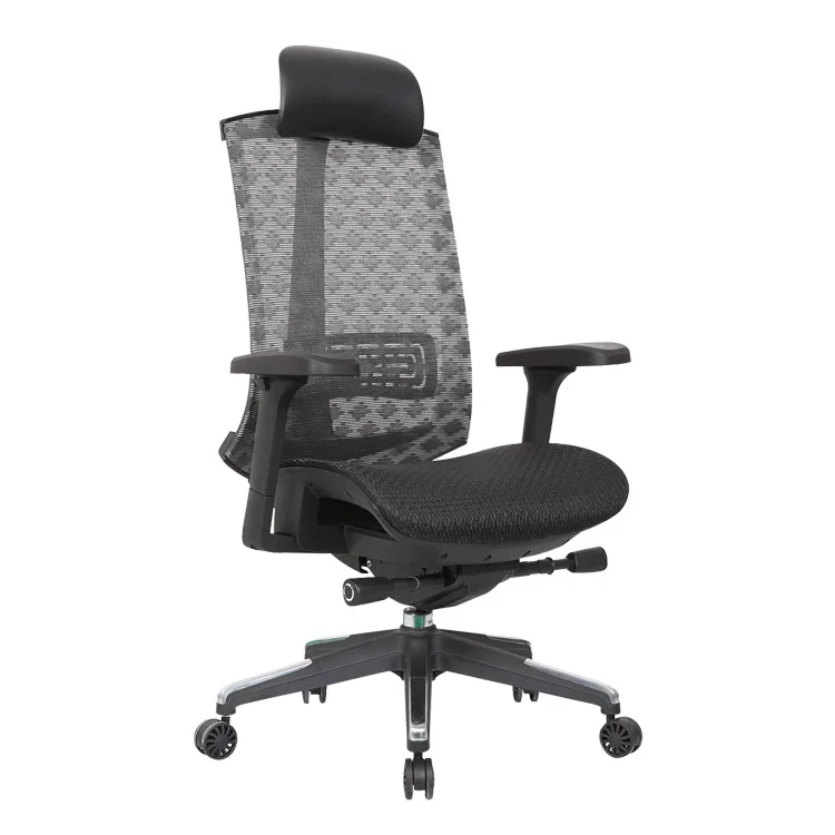 High back black computer transparent mesh executive staff chair ergonomic office desk and chair