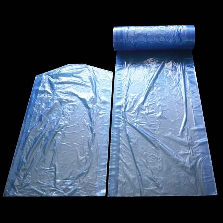 Custom Printed Clothes Packaging Roll Bag clear Storage Plastic Garment Cover Dry Clean Bags