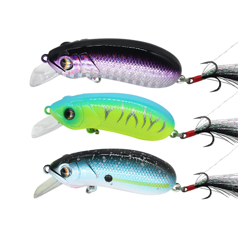 Fishing Hard Baits 9.5g 60mm Boat Ocean Floating Lures Kit Fishing Tackle Minnow Vib Fishing Lures Crankbait