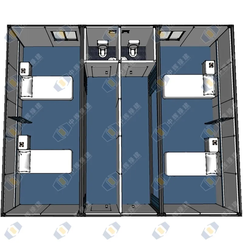 CGCH 2022 мобильный контейнер клиника хижина стильное модульное здание больницы медицинский модуль дом