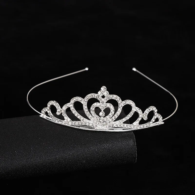 Popular Cheap Children Performance Crown 31 styles Girl Hair Hoop mini birthday gift tiara crown cake topper crown