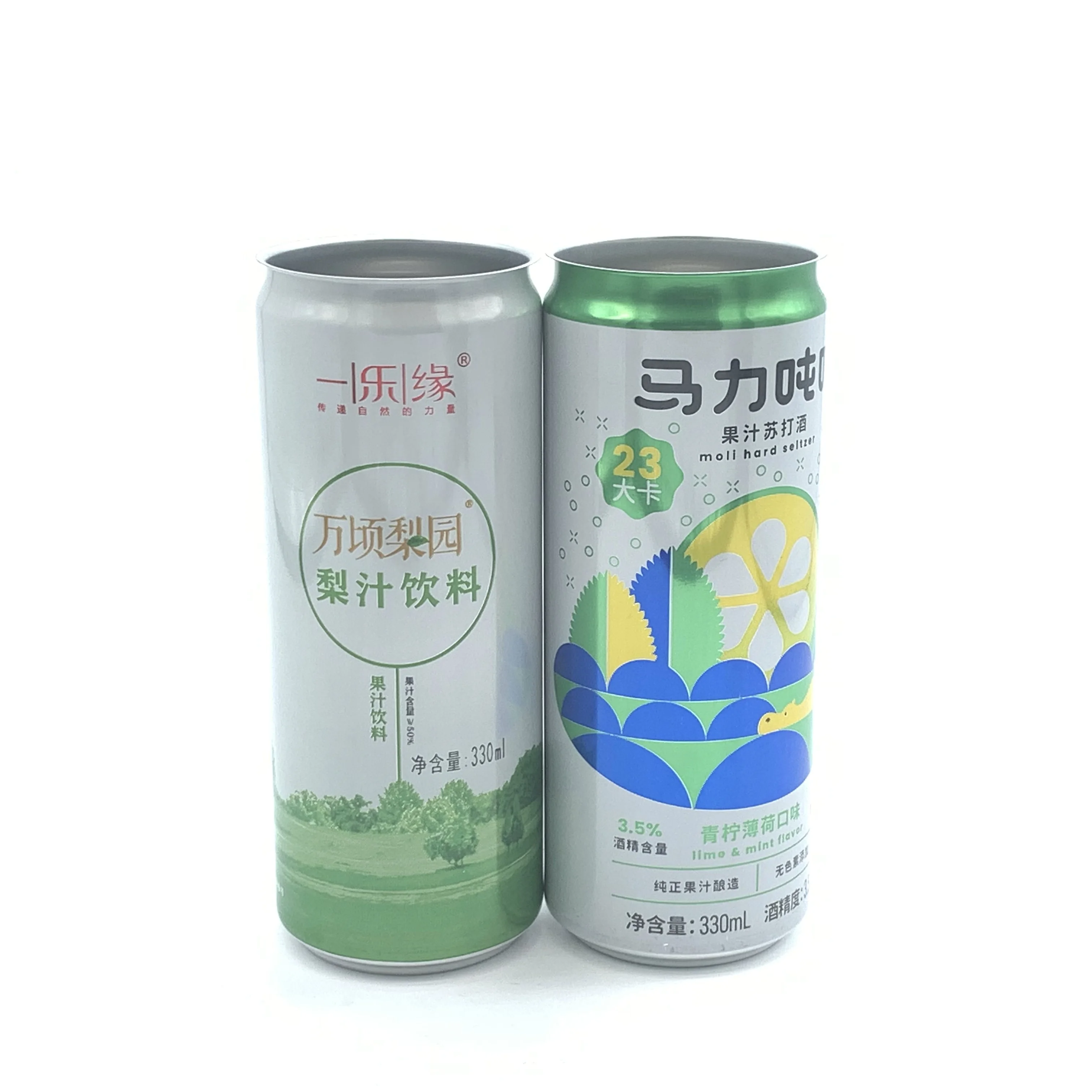 OEM wholesale Eco-friendly 185ml 200ml 250ml 330ml 355ml 473ml 500ml recycling Print Beer Beverage soda Aluminum pop Can and Lid