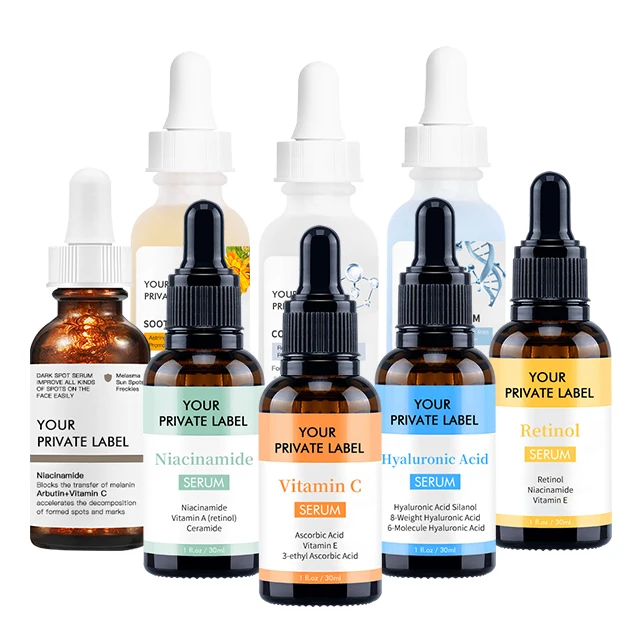 Whitening Smoothing Dark Spot Corrector Licorice Root Face Serum Lightening Acne Marks Oil With Arbutin Vitamin C