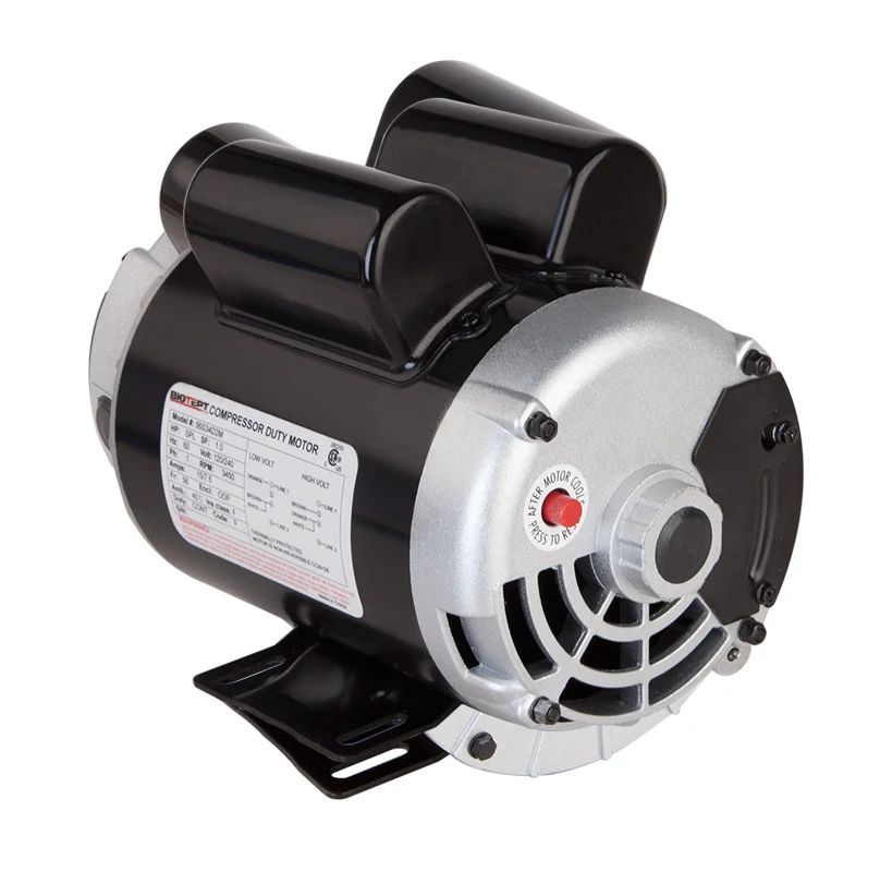 5 hp cheap price ODP frame two capacitor motor for Air Compressor Motor