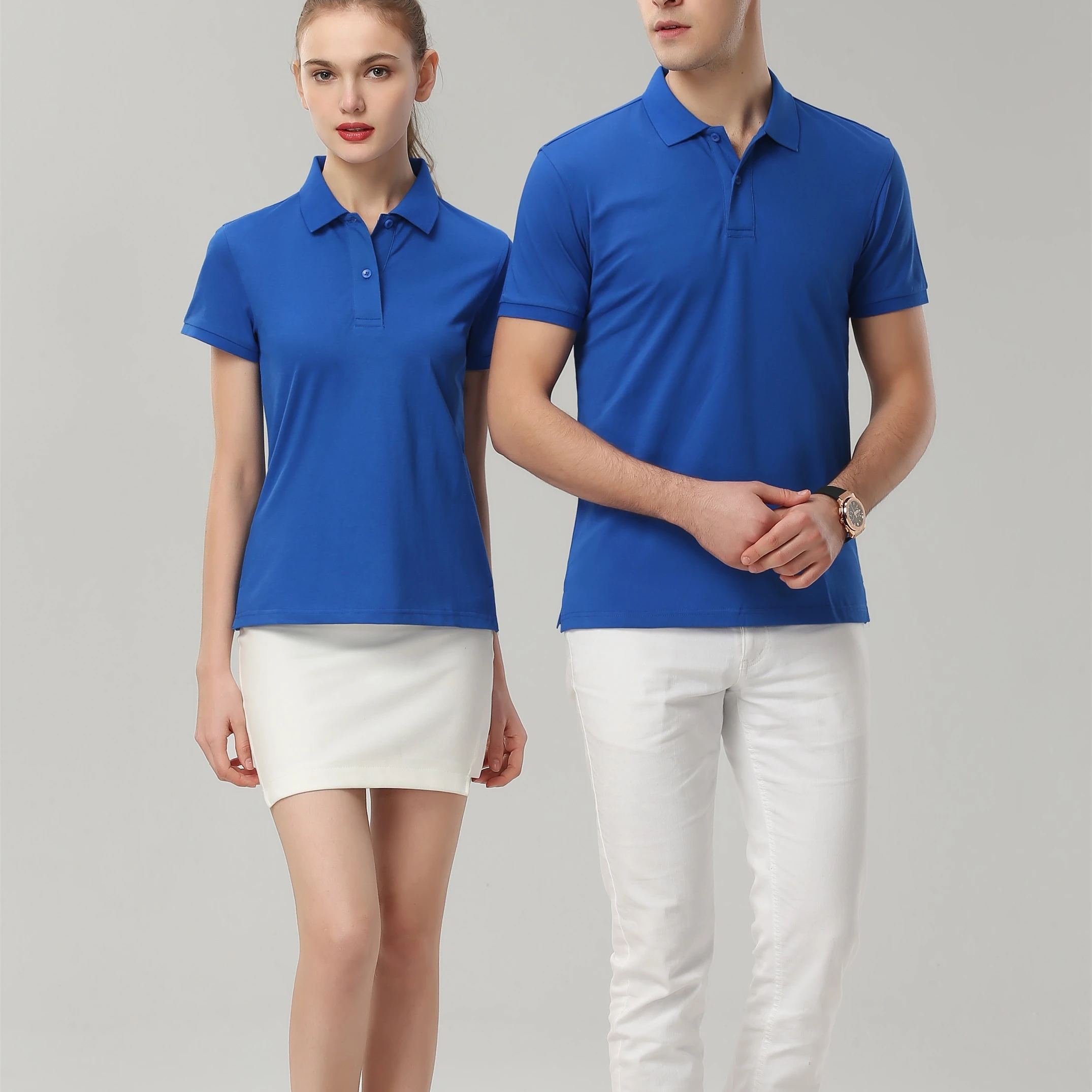 Unisex Polo Custom logo printed  shirt 100% polyester Short Sleeve Polo T Shirts With Company Print Logo Ready to Ship S-6XL