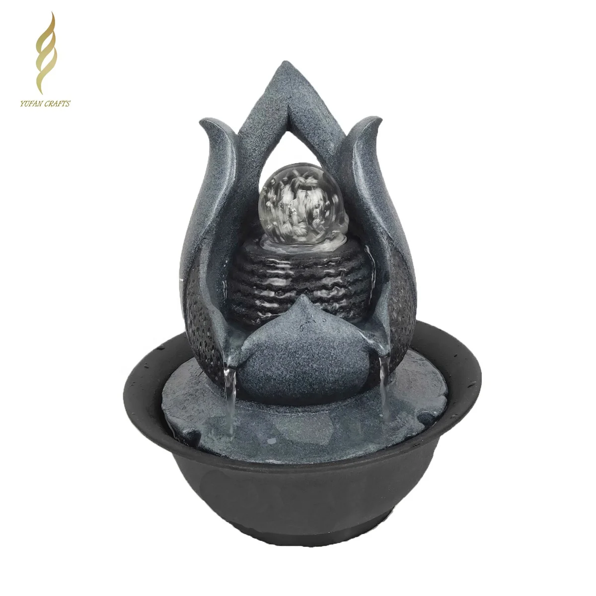 
2021 new style indoor decoration crafts desktop garden water fountains 