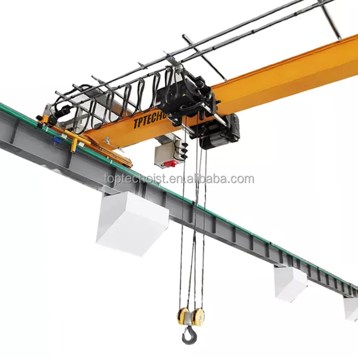 Professional Design Single Hanging Beam Overhead bridge Crane of Suspension Type 5 ton 10 ton 15 ton With Electric Hoist