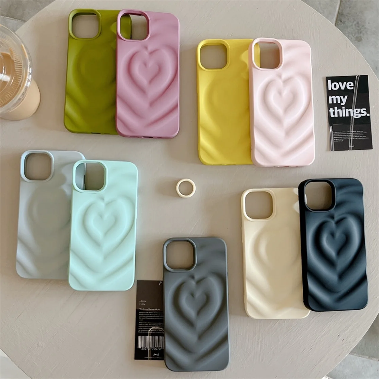 Ins hot sales  2024 New designer Girls phone case Heart shape  Phone  Case, 3d phone case