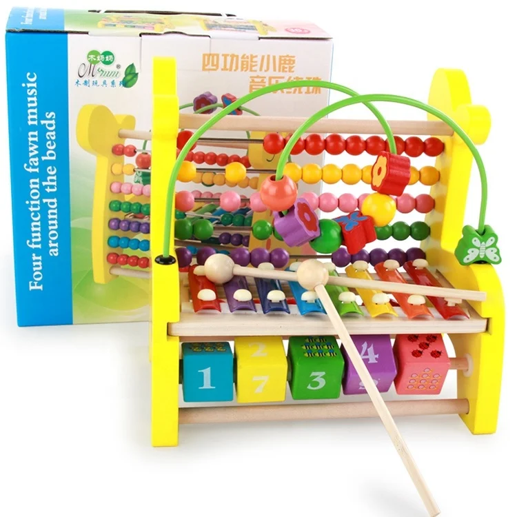 4 In 1 Giraffe Xylophone Keys Percussion Musical Instrument Piano Xylophone Toys