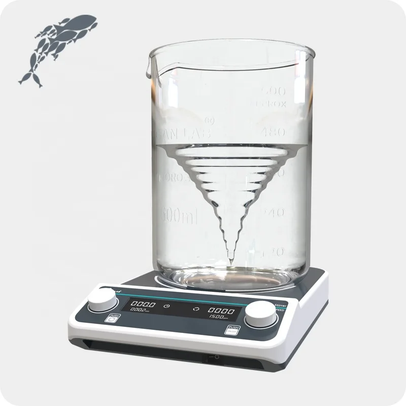 JOAN Lab LED Digital Hotplate Magnetic Stirrer with Ceramic Coated  19x19cm Plate 200-2000RPM