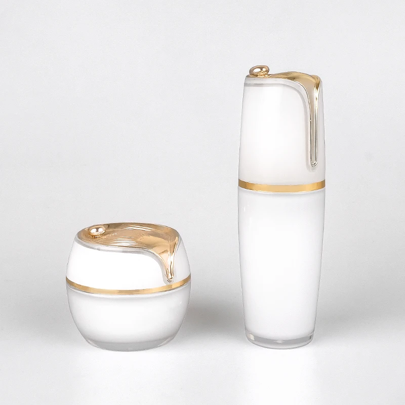 5 10 15 20 30 g 20 30 80 ml customize luxury package cosmetic emulsion bottle set skin care pot cream acrylic